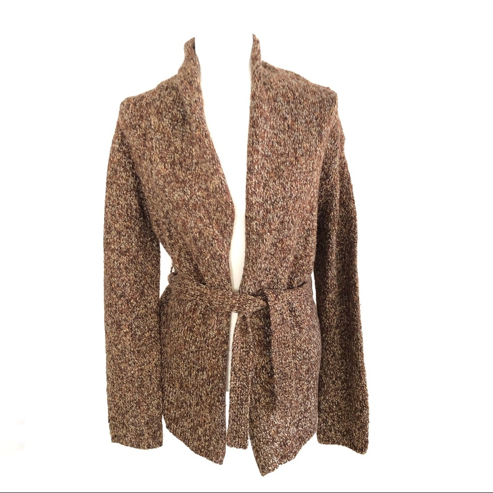 Alliance Long Sleeve Knit Wrap Open Cardigan Sweater Jacket M